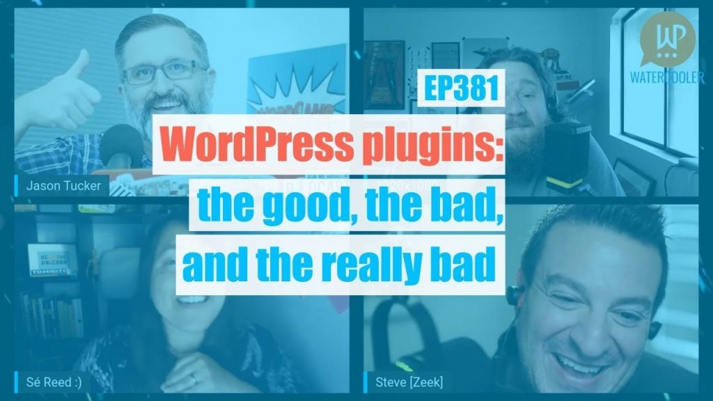 EP381 - WordPress plugins: the good, the bad, and the really bad - WPwatercooler