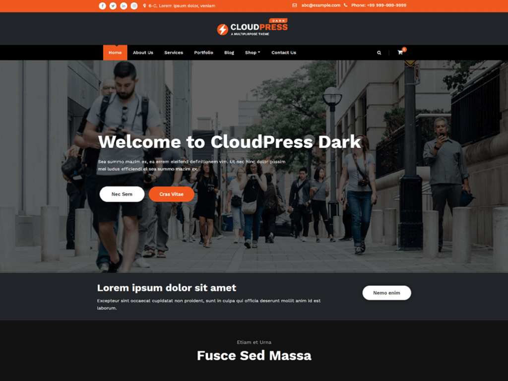 CloudPress Dark