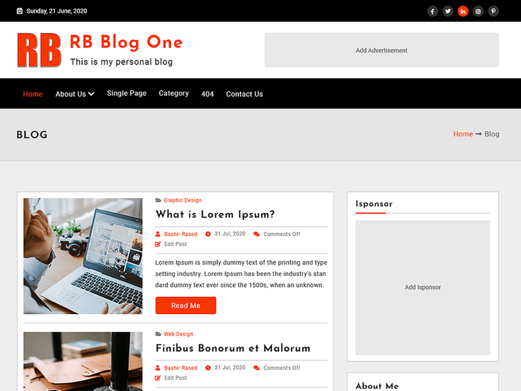 RB Blog One