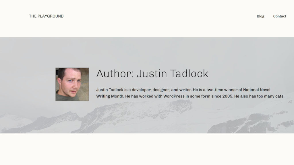 FSE Outreach #13: Building an Author Template from the WordPress Site Editor