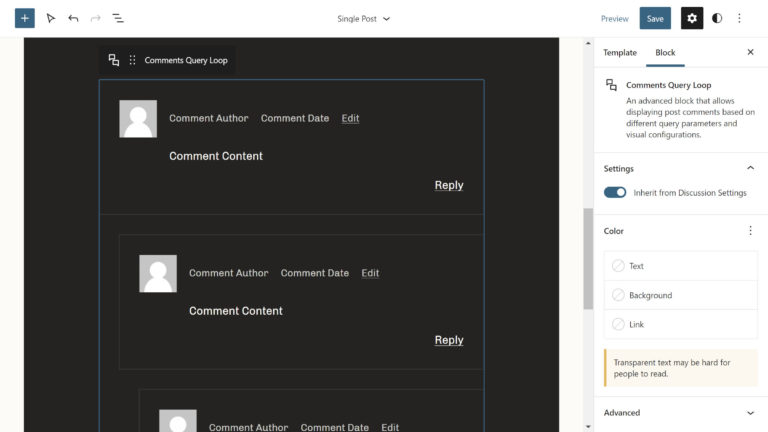 New Comment-Related Blocks Arriving With WordPress 6.0