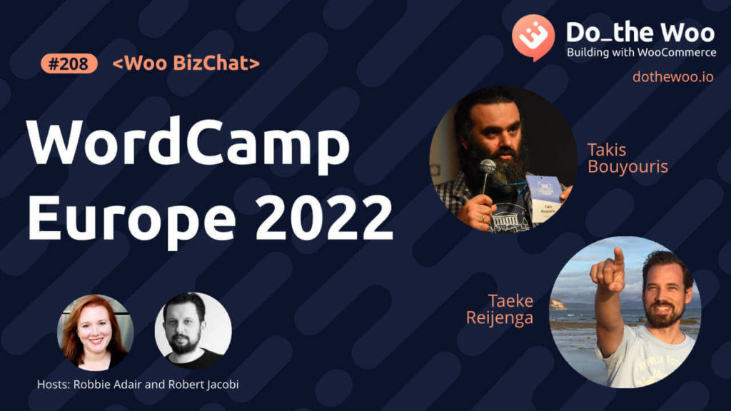 WordCamp Europe 2022 with Takis Bouryouris and Taeke Reijenga