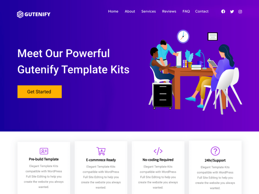 Gutenify Template Kit