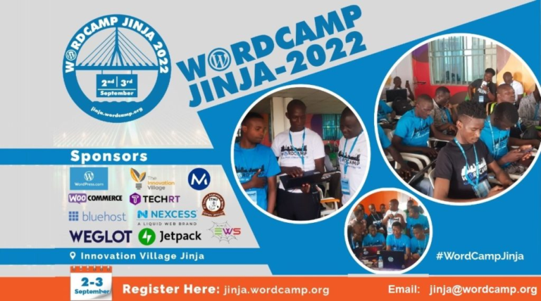 WordCamp Jinja: Diverse Speaker Sessions, Web Design Hackathon, Teachers Workshop and Fun at the Nile Source!