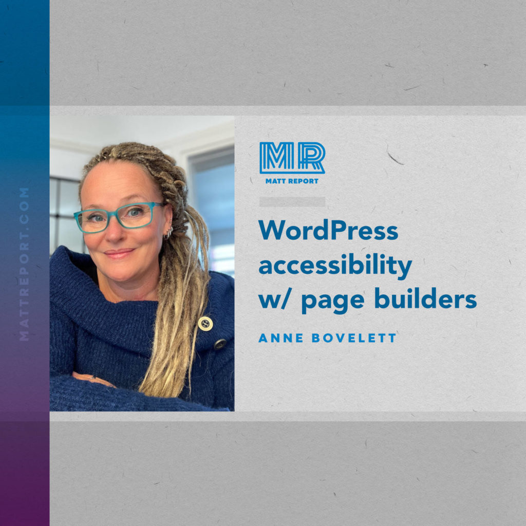 WordPress accessibility in a page builder world