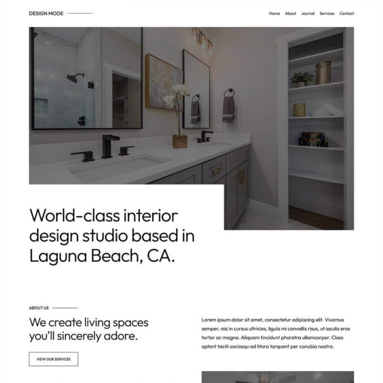 Design Mode: A Free Portfolio Block Theme Designed for Freelancers and Agencies