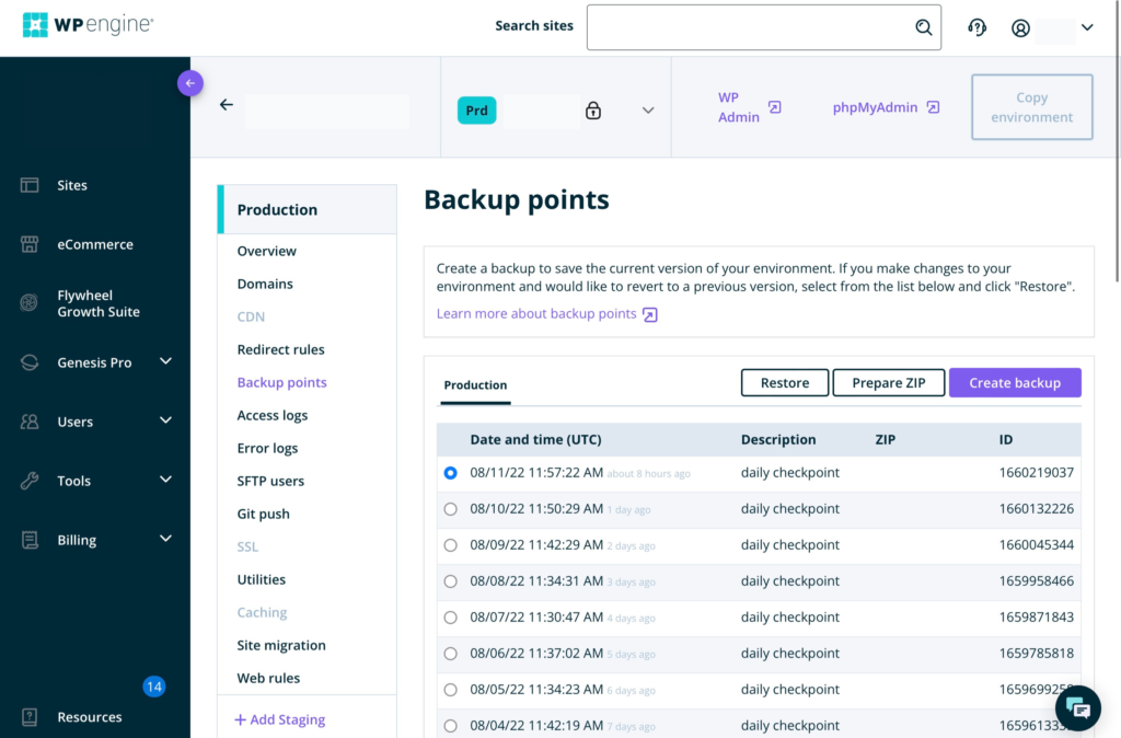 WP Engine provides WordPress managed hosting