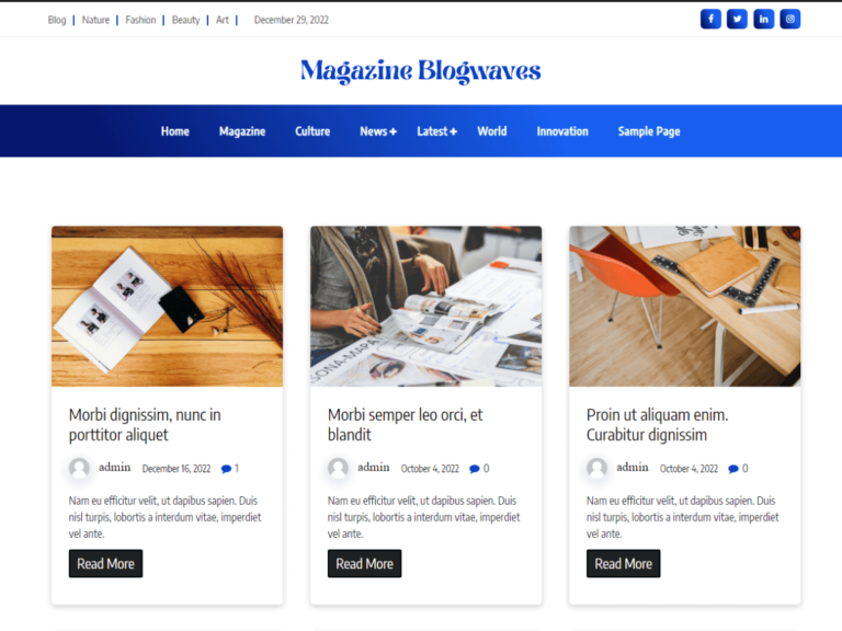 Magazine Blogwaves