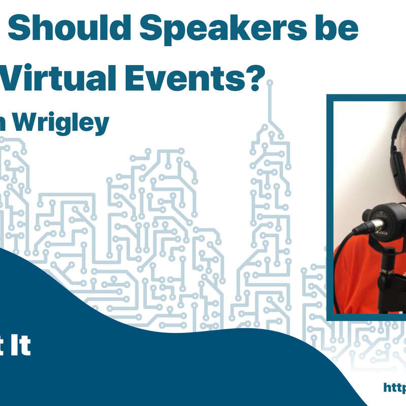 Faceoff: Should Speakers be Paid for Virtual Events with Nathan Wrigley