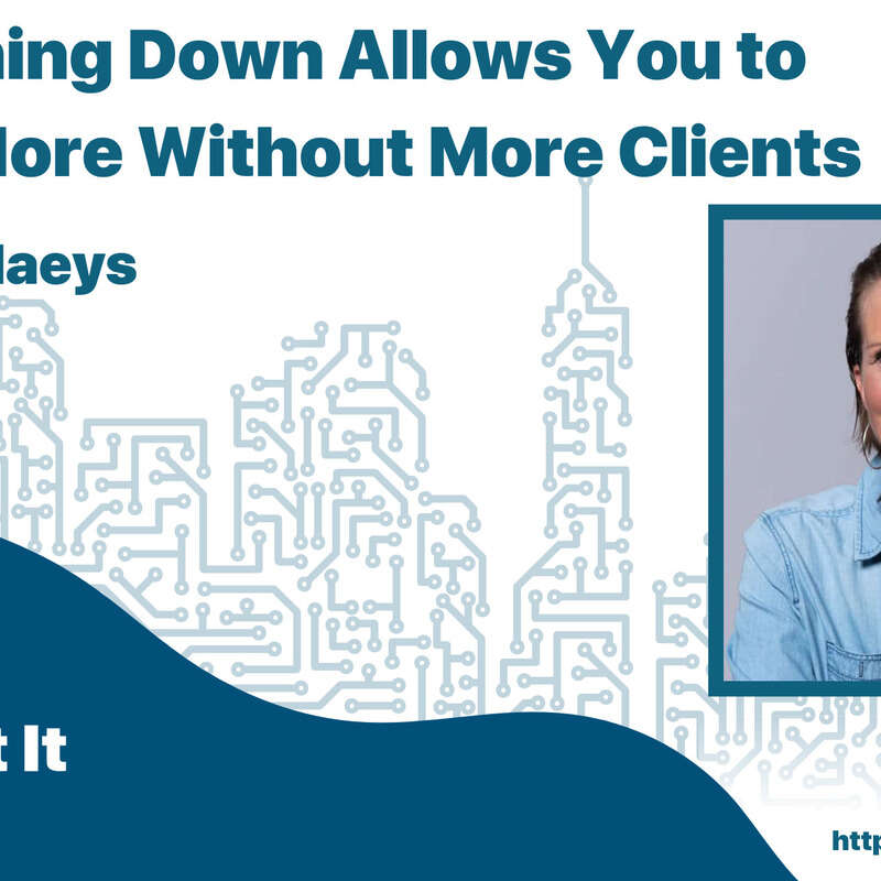 How Niching Down Allows You to Charge More Without More Clients with Tara Claeys