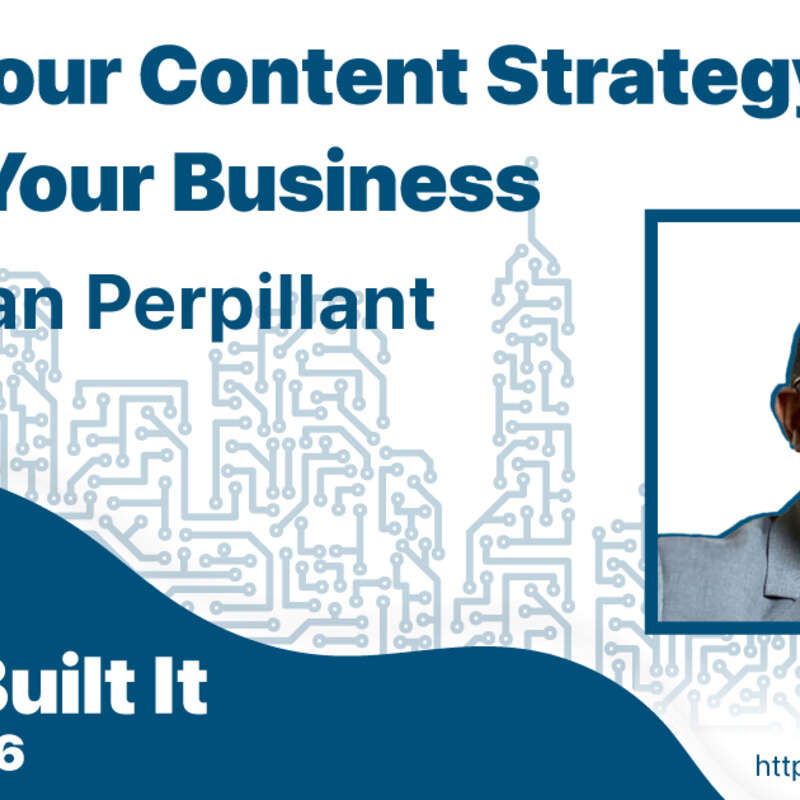 How Your Content Strategy can Grow Your Business with Jean Perpillant