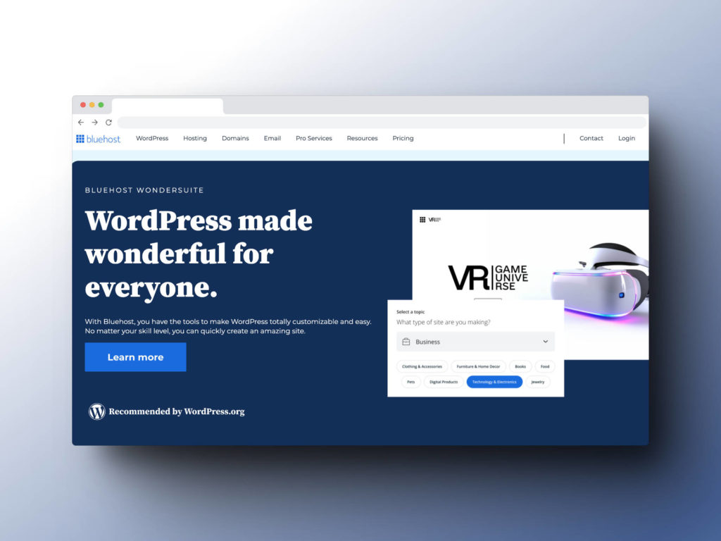 WonderSuite: Bluehost is Simplifying WordPress for New Users