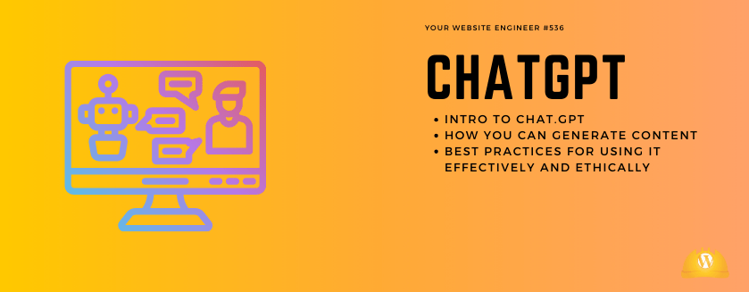 536 – Content Creation with ChatGPT for Your WordPress Website