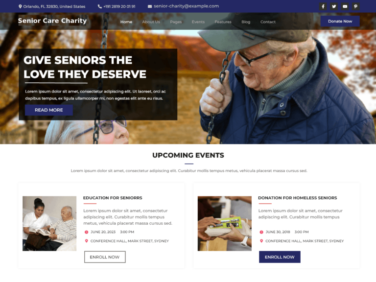 Senior Care Charity