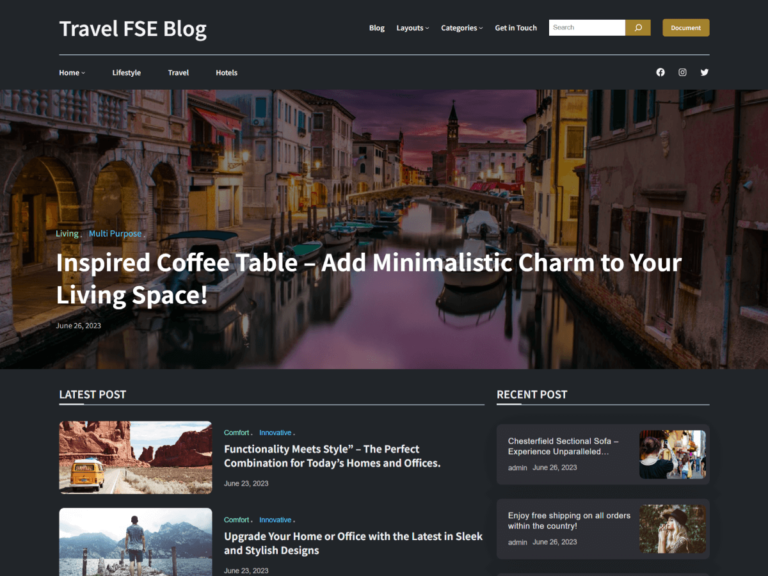 Travel FSE Blog