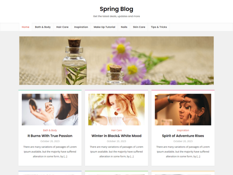 Spring Blog