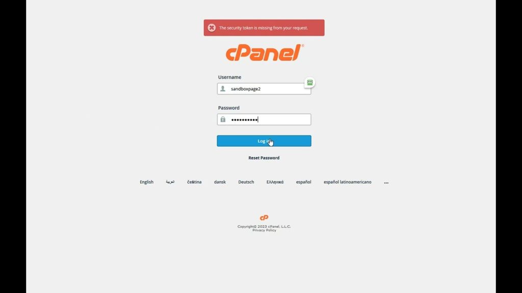 Accessing cPanel at WPProAtoZHost.com