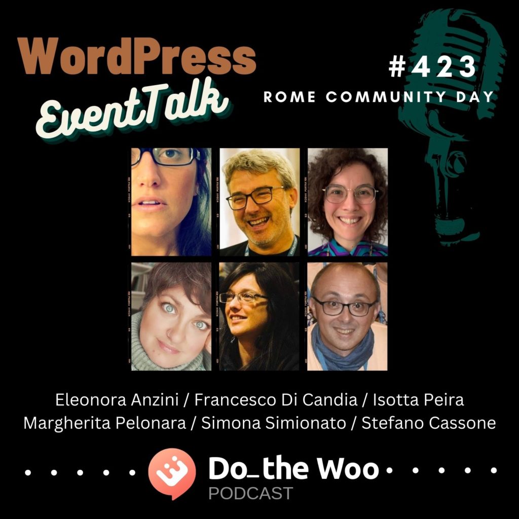 Growing Meetups at the WordPress Community Day, Roma 2023