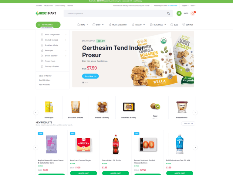 Grocery Online Store