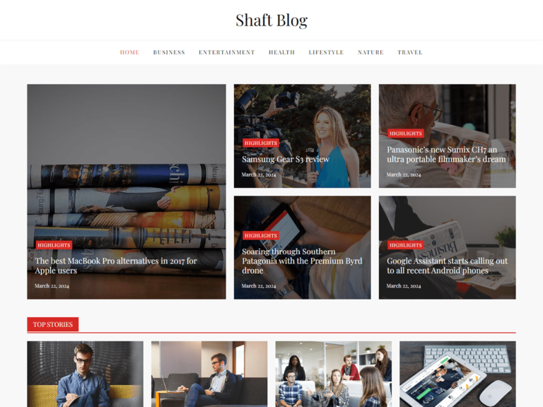 Shaft Blog